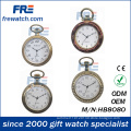 Newest Style cheap quartz pocket watch promational gift wholesale